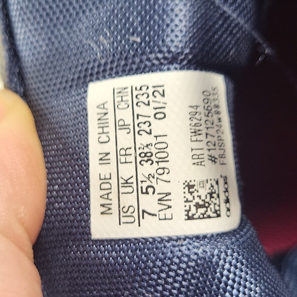 Adidas Equipment, Blue White, Golf Shoes - Picture 5 of 5